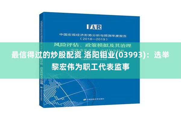 最信得过的炒股配资 洛阳钼业(03993)：选举黎宏伟为职工代表监事