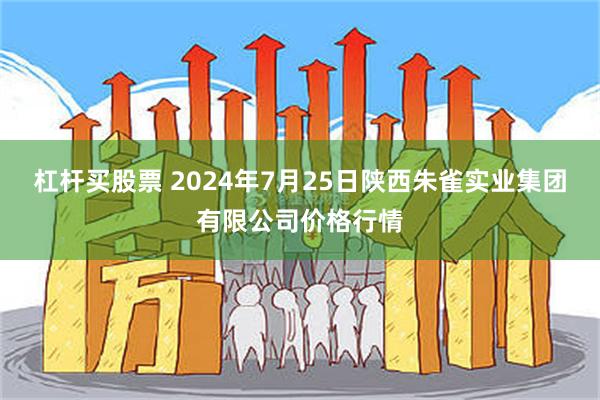 杠杆买股票 2024年7月25日陕西朱雀实业集团有限公司价格行情