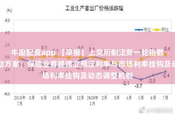 牛股配资app 【早报】上交所制定新一轮指数业务三年行动方案；保险业首提建立预定利率与市场利率挂钩及动态调整机制