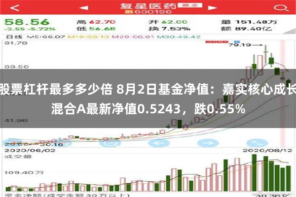 股票杠杆最多多少倍 8月2日基金净值：嘉实核心成长混合A最新净值0.5243，跌0.55%