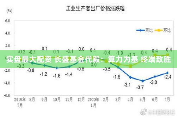 实盘最大配资 长盛基金代毅：算力为基 终端致胜